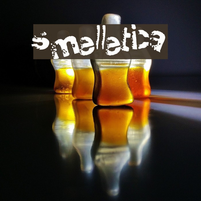 Smellvetica Font examples