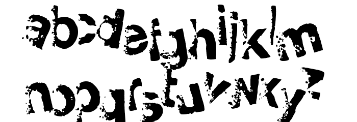 Smellvetica Font LOWERCASE