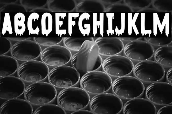 Smelly Blood - Personal Use Font examples