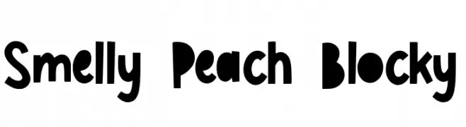 Smelly Peach Blocky  تنزيل الخطوط