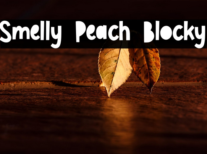 Smelly Peach Blocky Example 2