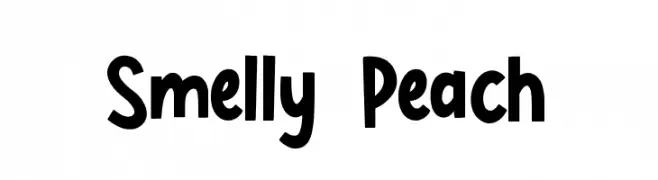 Smelly Peach  Frei Schriftart Herunterladen