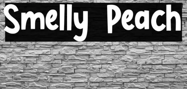 Smelly Peach Font examples