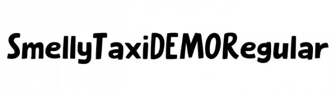 Smelly Taxi DEMO Regular  Free Fonts Download