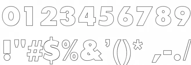 Smelly Font OTHER CHARS