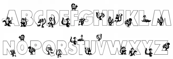 Smelly Font Litere mari