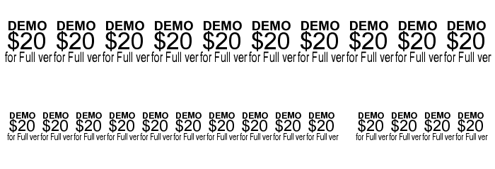 Smelted Demo Font OTHER CHARS