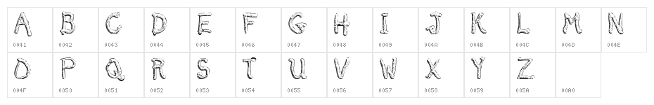 Smelted Demo Character Map
