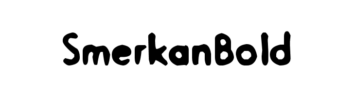 Smerkan Bold  Descarca Fonturi Gratis