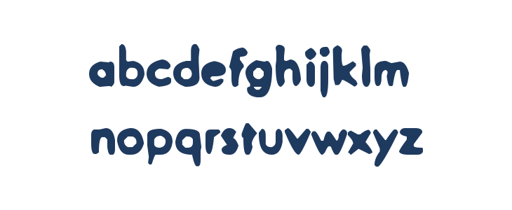 Smerkan Bold Lowercase