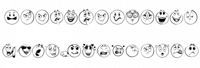 Smile 2 Me Regular Schriftart Groß