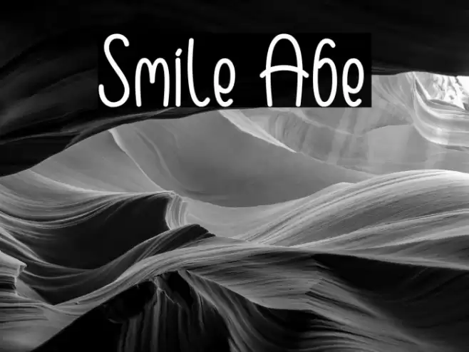 Smile Abe Font examples