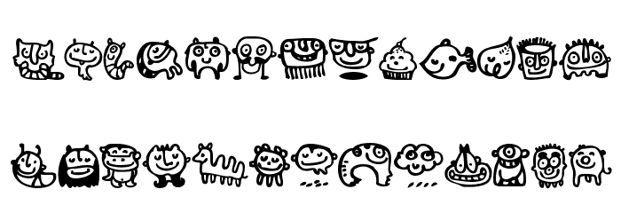 Smile Baby Smile Font LOWERCASE