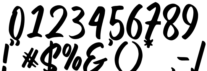 Smile Candy Font OTHER CHARS