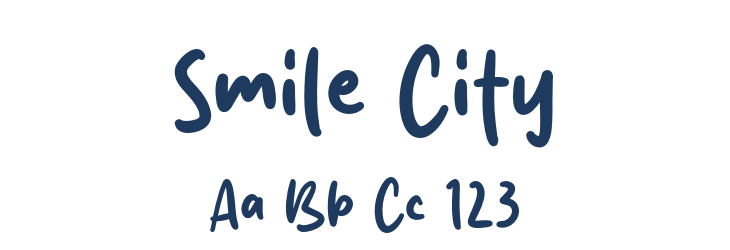 Smile City Font Preview