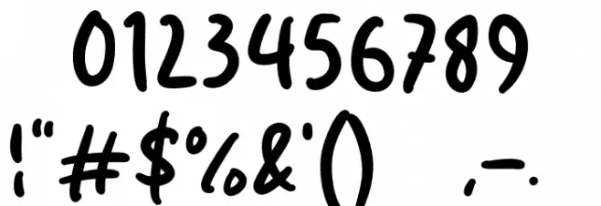 Smile City Шрифта ДРУГИЕ символов