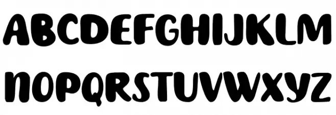 Smile Day Schriftart Groß