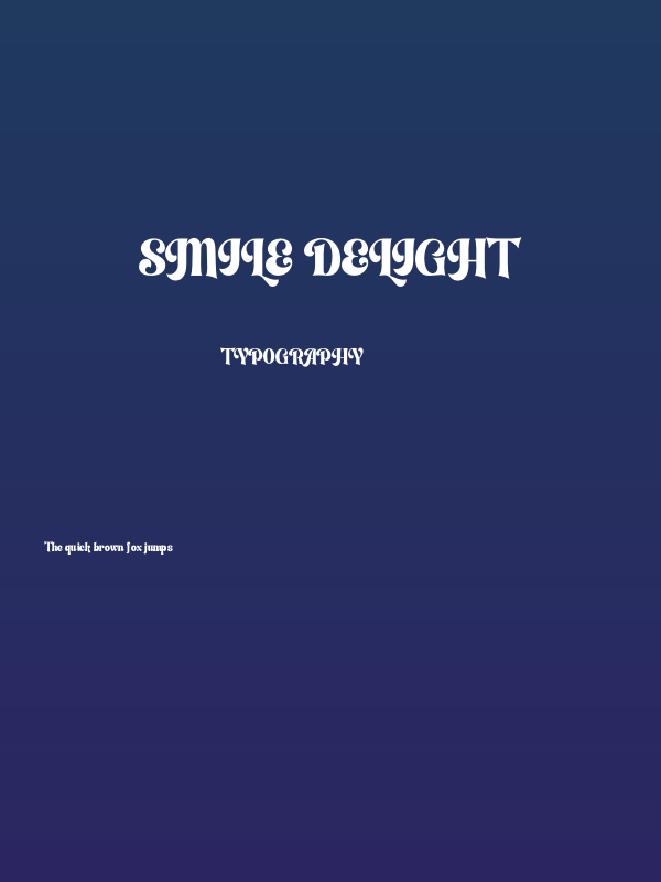 Smile Delight Poster