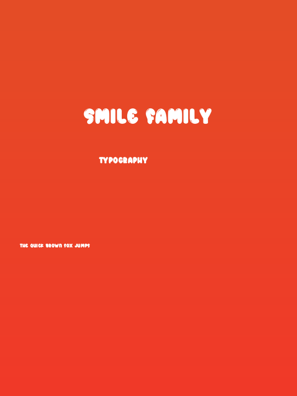 Smile Family Poster