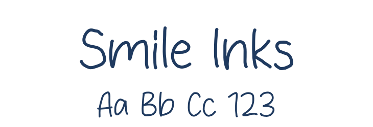 Smile Inks Font Preview
