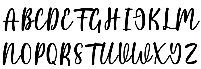 Smile Is Beautiful Font UPPERCASE