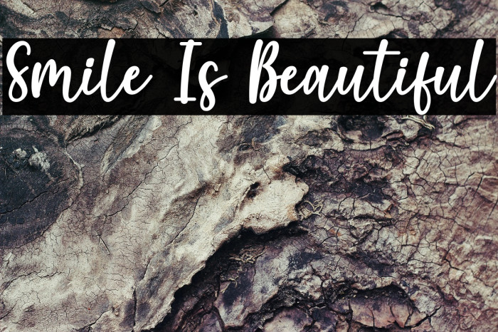 Smile Is Beautiful Example 1