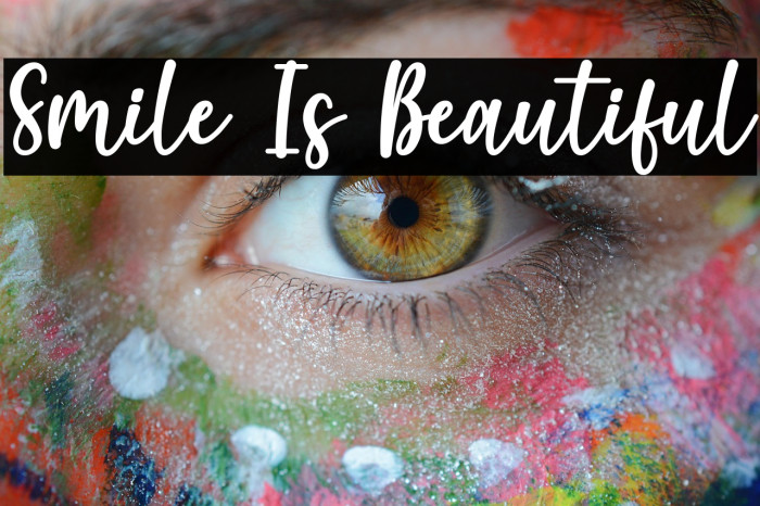 Smile Is Beautiful Example 2