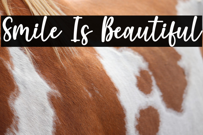 Smile Is Beautiful Example 3