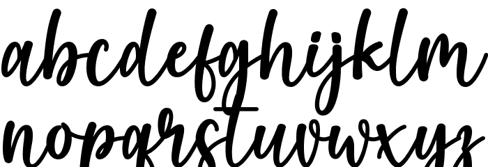 Smile Is Beautiful Font LOWERCASE