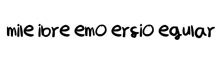 Smile Libre Demo Versio Regular  baixar fontes gratis