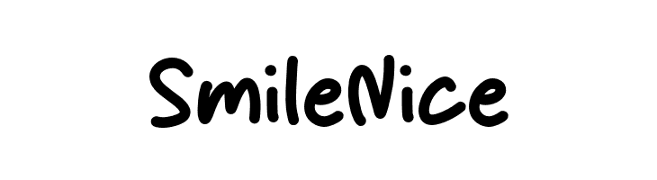 Smile Nice  les polices de caractères gratuit tlcharger