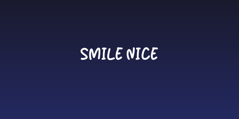 Smile Nice Social Header