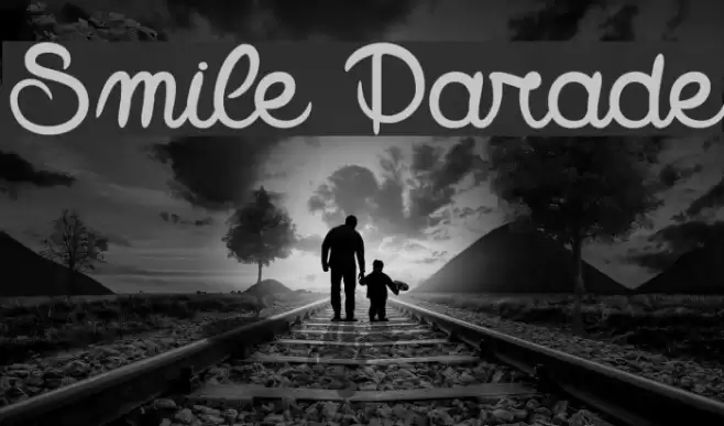 Smile Parade Font examples