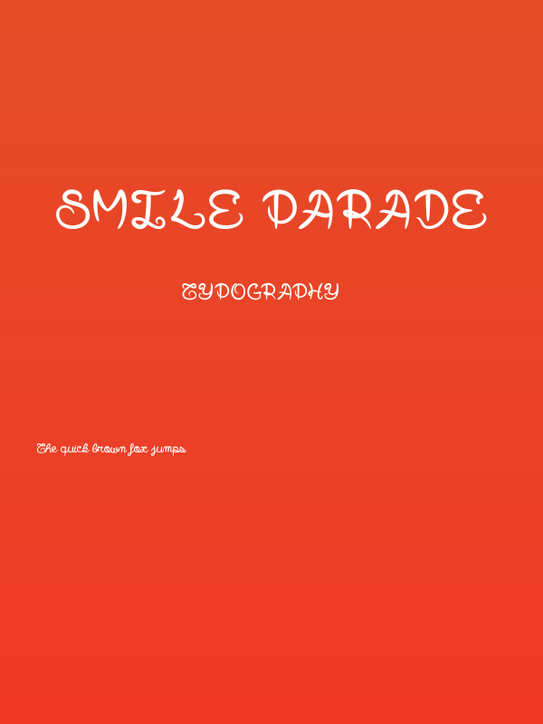 Smile Parade Poster