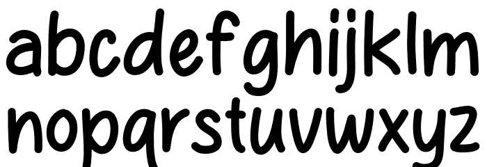 Smile Picture Font LOWERCASE