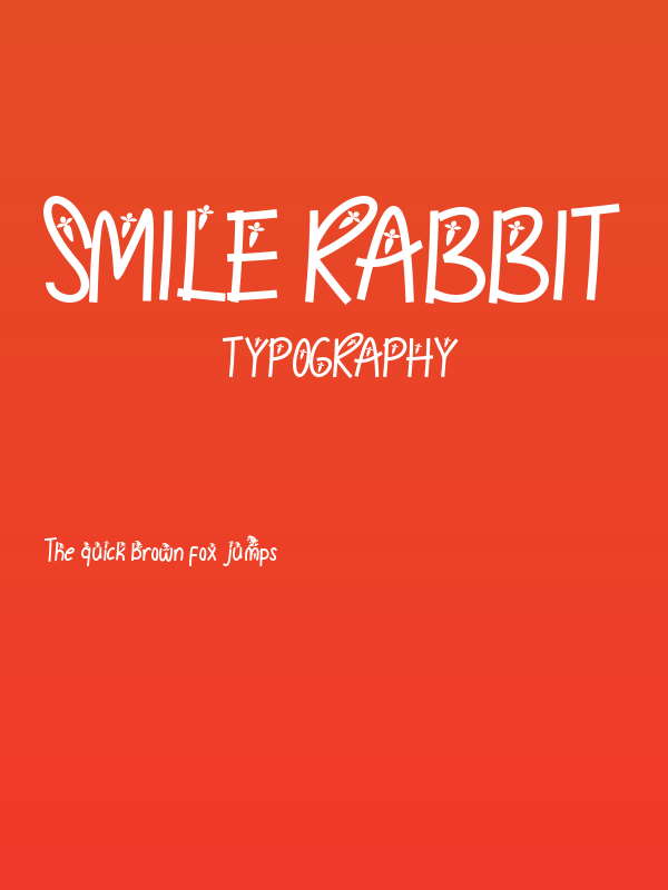 Smile Rabbit Poster