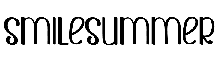 Smile Summer  font caratteri gratis