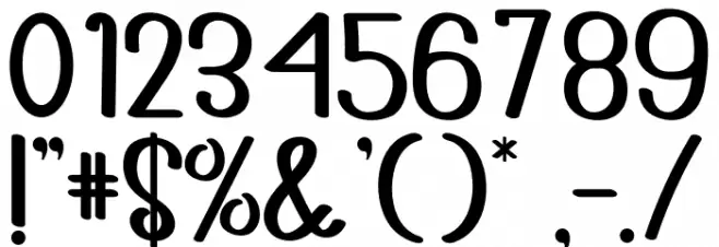 Smile Summer Font OTHER CHARS