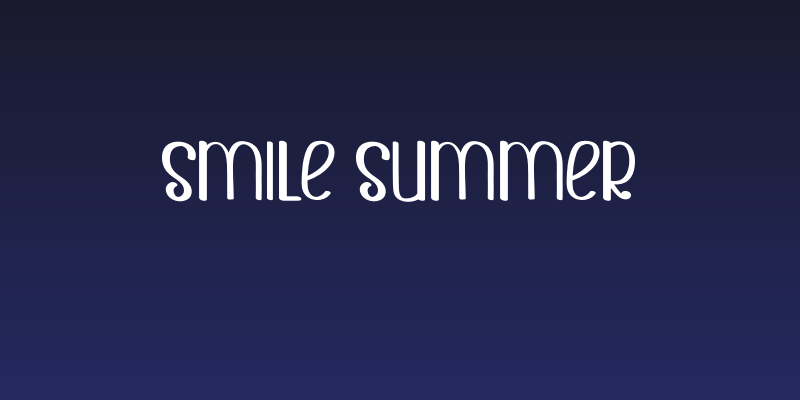 Smile Summer Social Header