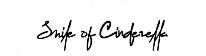 Smile of Cinderella  Frei Schriftart Herunterladen