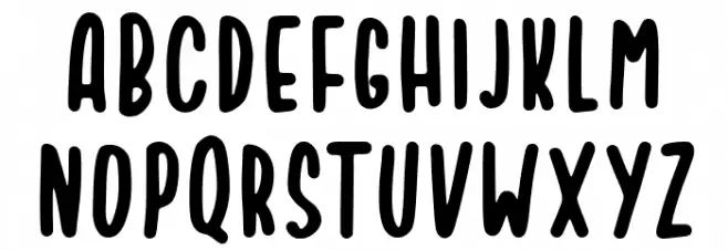 Smilecake Schriftart Groß