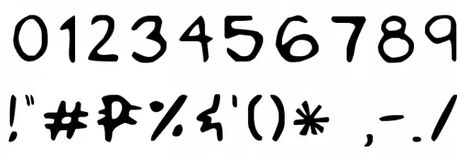 Smilecomix Font OTHER CHARS