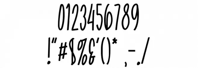 Smilekiss Font OTHER CHARS