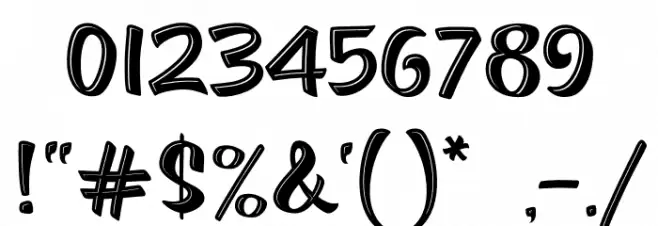 Smilen Font OTHER CHARS