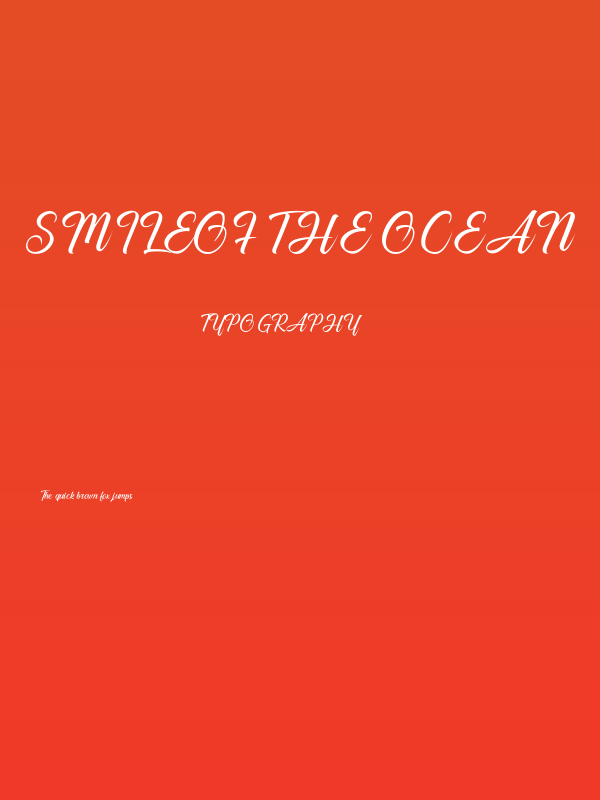 Smileof the Ocean Poster