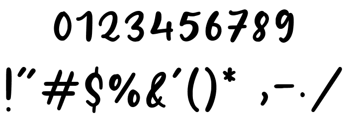 Smilestar Font Alte caractere
