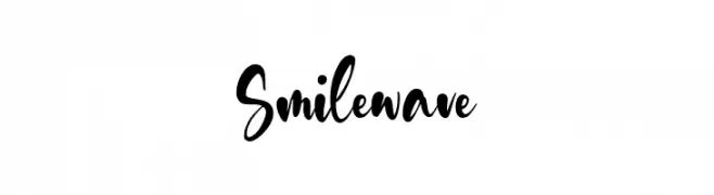 Smilewave  フリーフォントのダウンロード