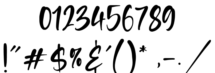 Smilewave Font OTHER CHARS