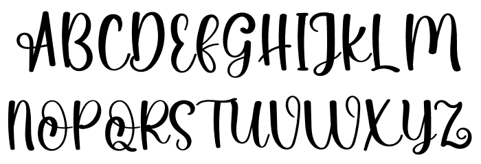 Smiley Face Font UPPERCASE