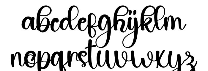 Smiley Face Font LOWERCASE